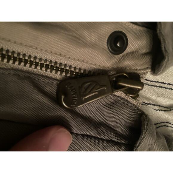 Vintage Nautica Sailing Jacket Army Green Coat 90s Olive L - Picture 6 of 13